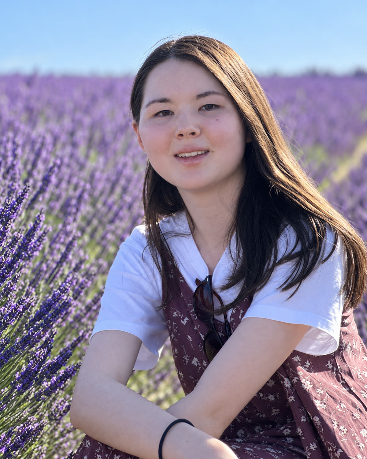 Aimi Nakatani in a lavender field